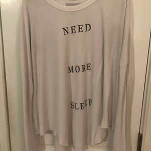 Wildfox Need More Sleep Henley